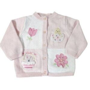 EMMA’S GARDEN spring cardigan size 18M button down sweater